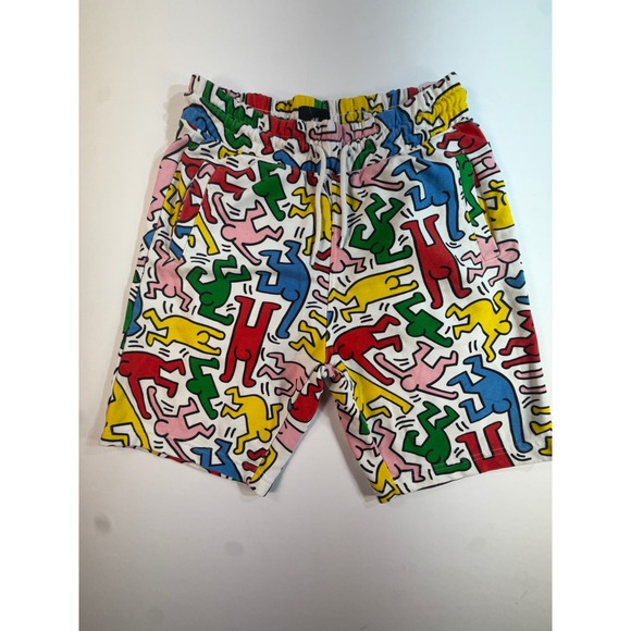 H&M Other - HM Keith Haring All Over Print Sweat Shorts Mens Small Pop Art Colorful Regular